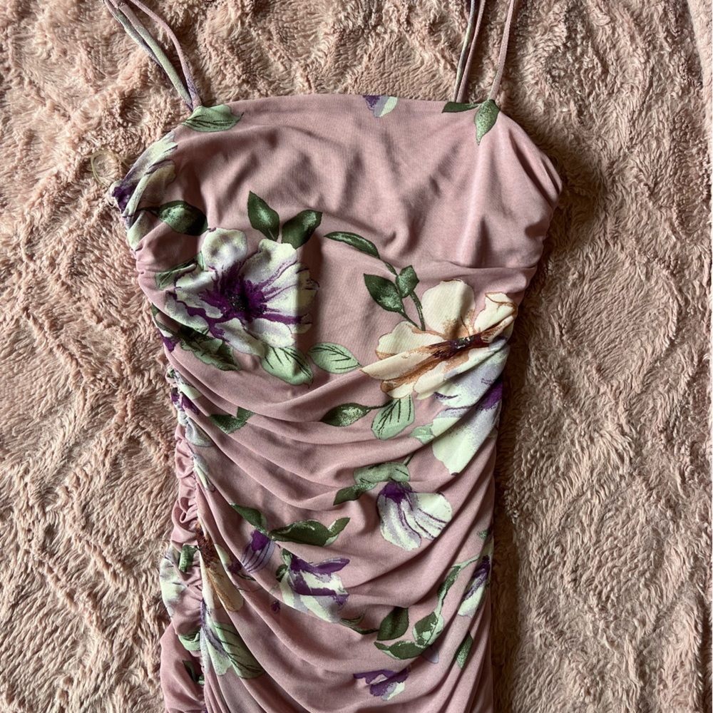 Windsor Pink Floral Maxi Dress